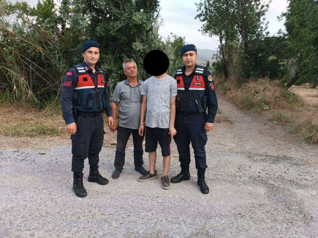 Kaybolan zihinsel engelli genç jandarma ekiplerince bulundu