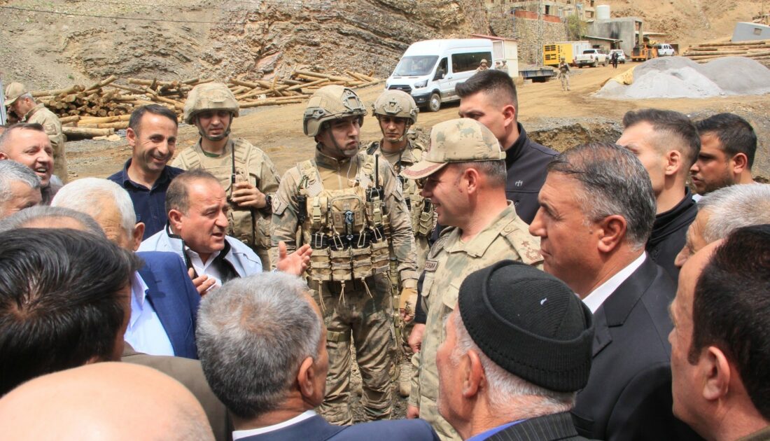 Hakkari’de köylülerden maden eylemi