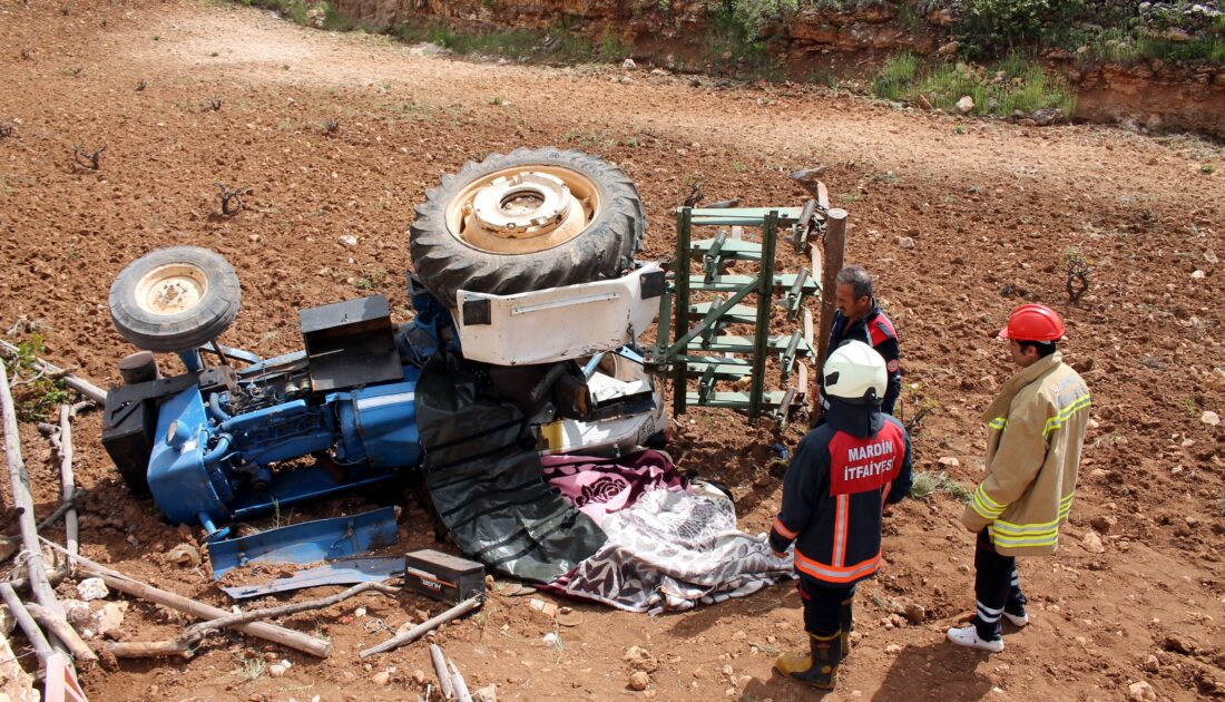 Mardin’de traktör kazası: 1 ölü