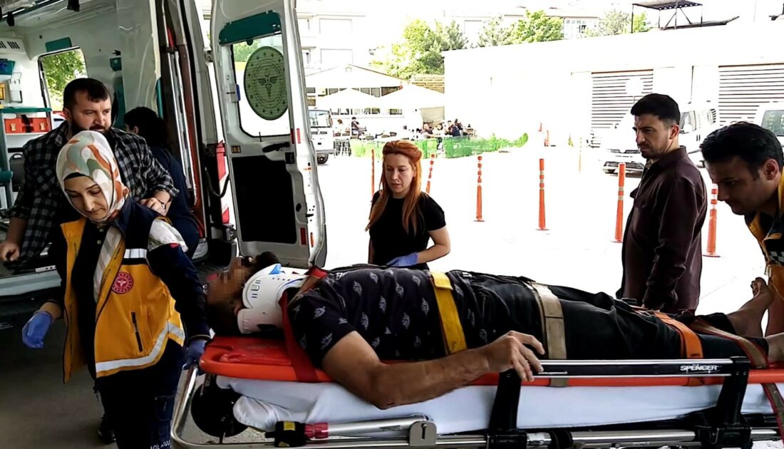 Bursa’da ekiplerden kaçan şüpheli 6 metre yüksekten düştü