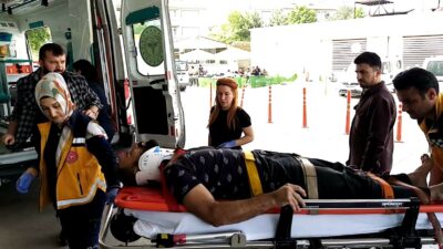Bursa’da ekiplerden kaçan şüpheli 6 metre yüksekten düştü