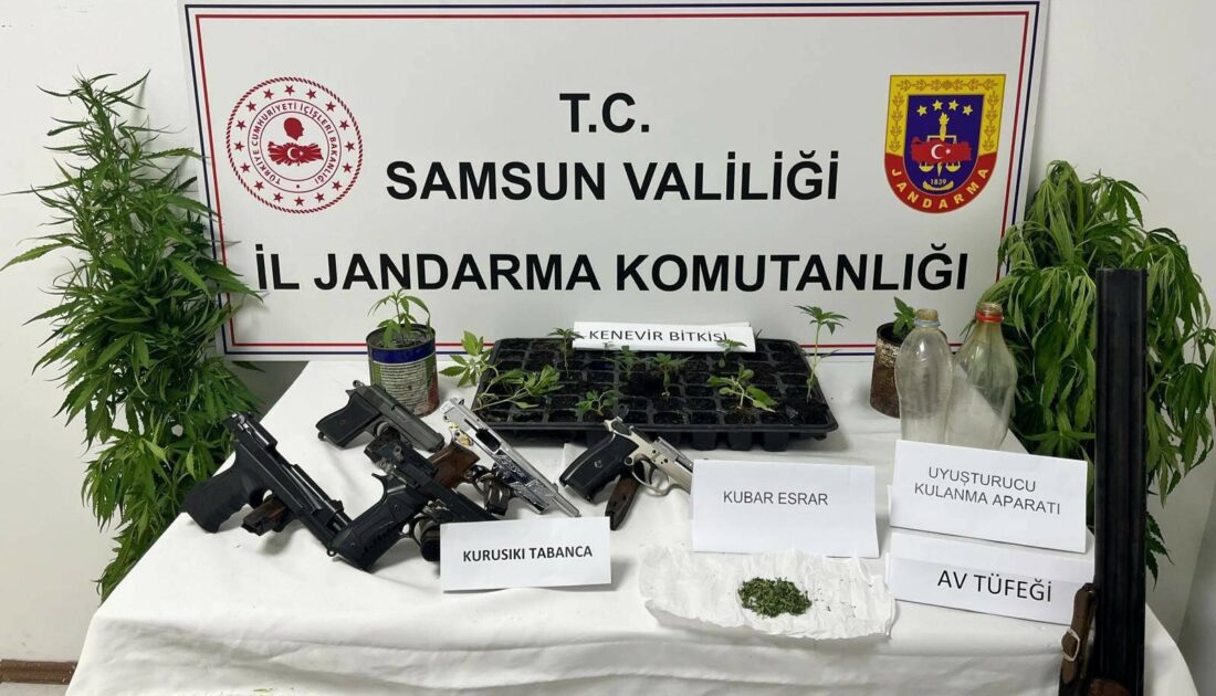 Jandarma 2 kişiyi uyuşturucu ile yakaladı