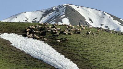Yüksekova’da 2 mevsim bir arada