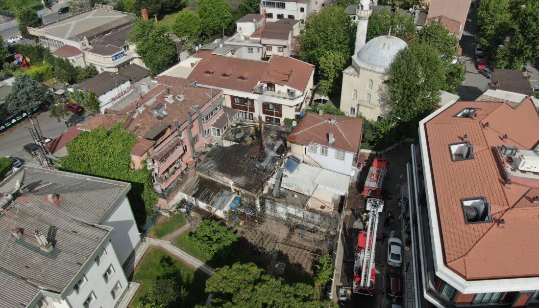 İstanbul’da 3 asırlık tarihi Yalı Hamamı’nda yangın