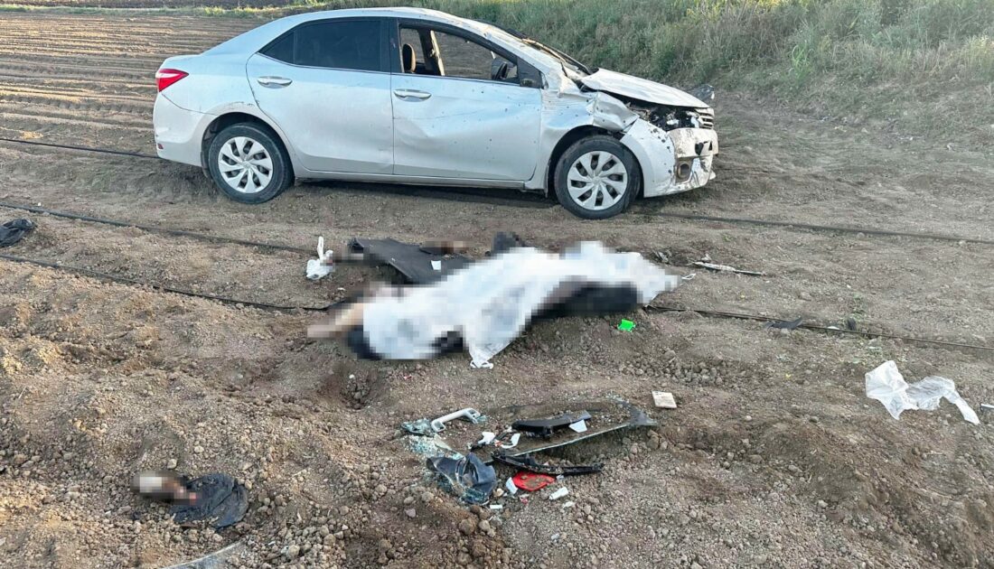 Bursa’da ölümlü kaza! Otomobil taklalar atarak tarlaya uçtu
