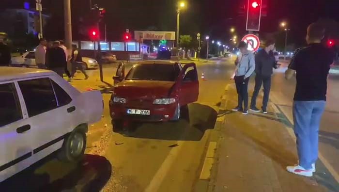 Bursa’da kazaya karışınca alkollü olduğu ortaya çıktı