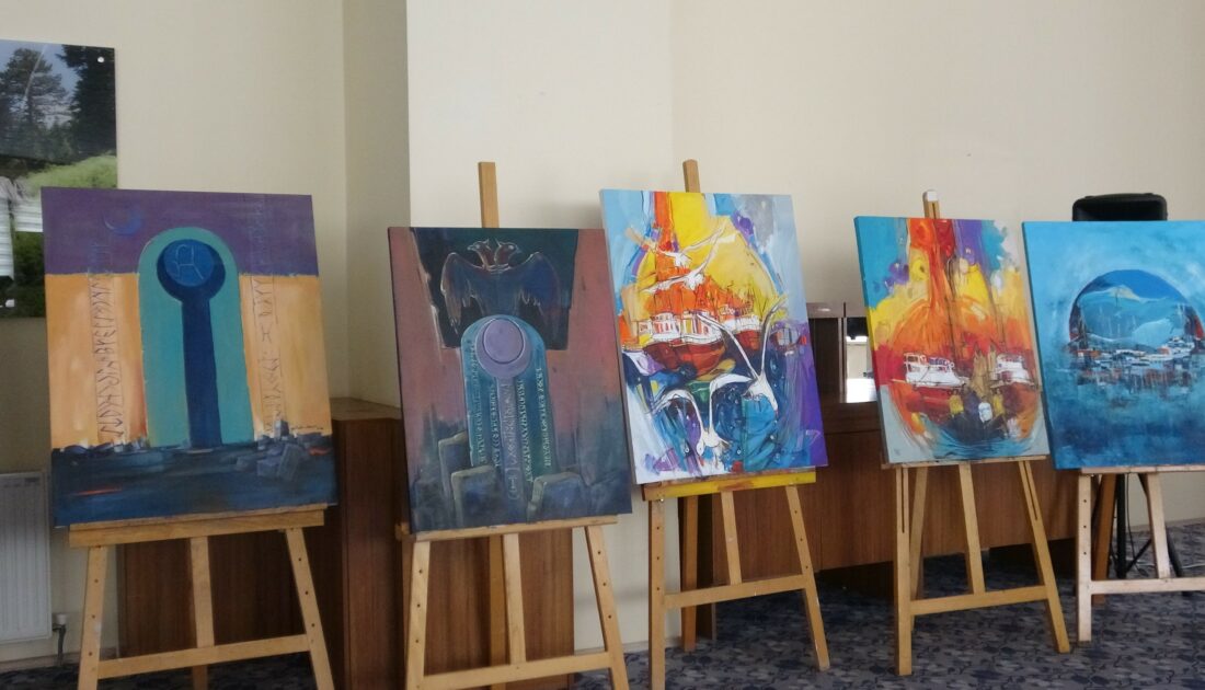 5 ülkeden 26 ressam eserleriyle Ilgaz’ı anlattı