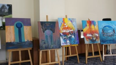 5 ülkeden 26 ressam eserleriyle Ilgaz’ı anlattı