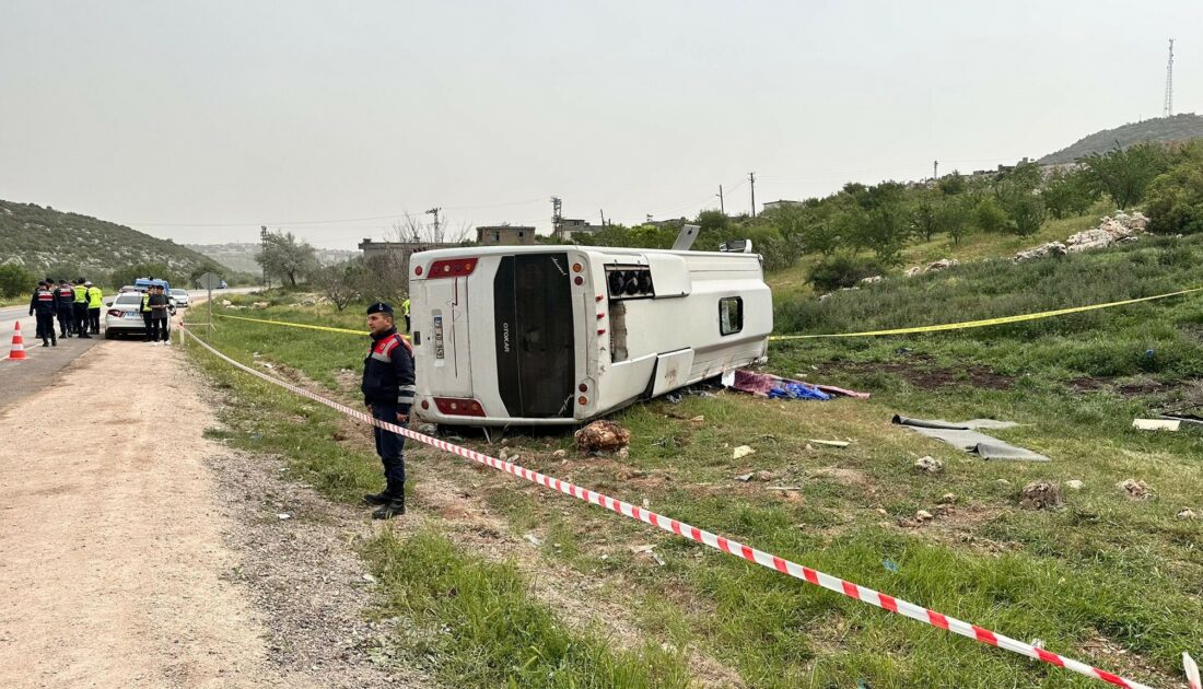 Gaziantep’te feci kaza: Astsubay öldü, 17 yaralı