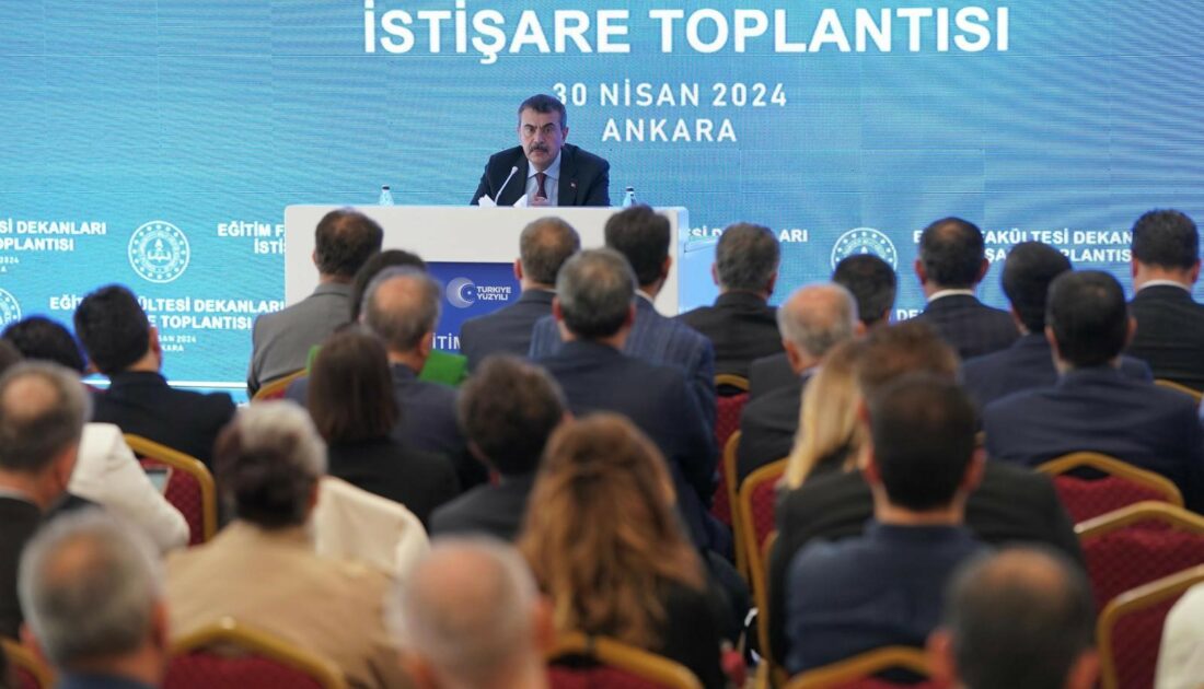 Bakan Tekin, Eğitim Fakültesi Dekanları İstişare Toplantısı’na katıldı