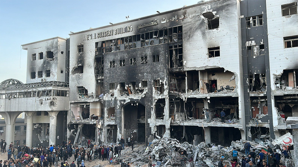 DSÖ, İsrail’in Gazze’deki Şifa Hastanesi’ni yıkmasına tepki gösterdi
