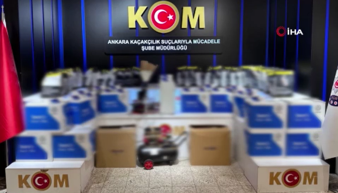 Kaçak tütün operasyonu: Milyonlarca makaron ele geçirildi