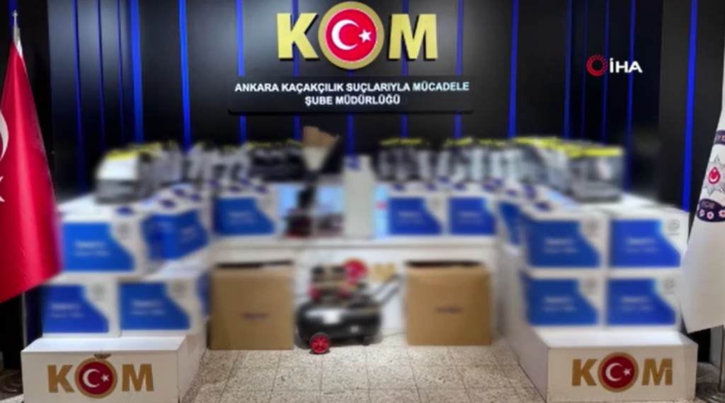 Kaçak tütün operasyonu: Milyonlarca makaron ele geçirildi