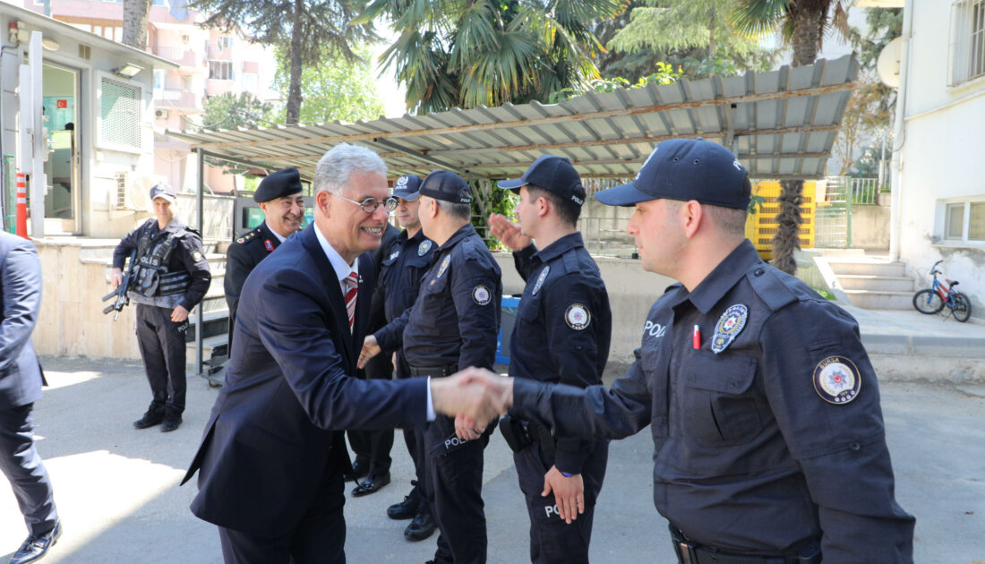 Mudanya ilçe protokolü bayramlaştı