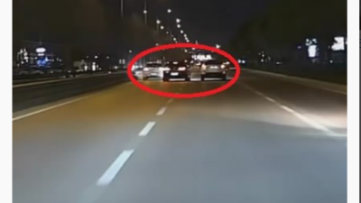 Bursa’da facia teğet geçti… Makas atarak ilerliyordu