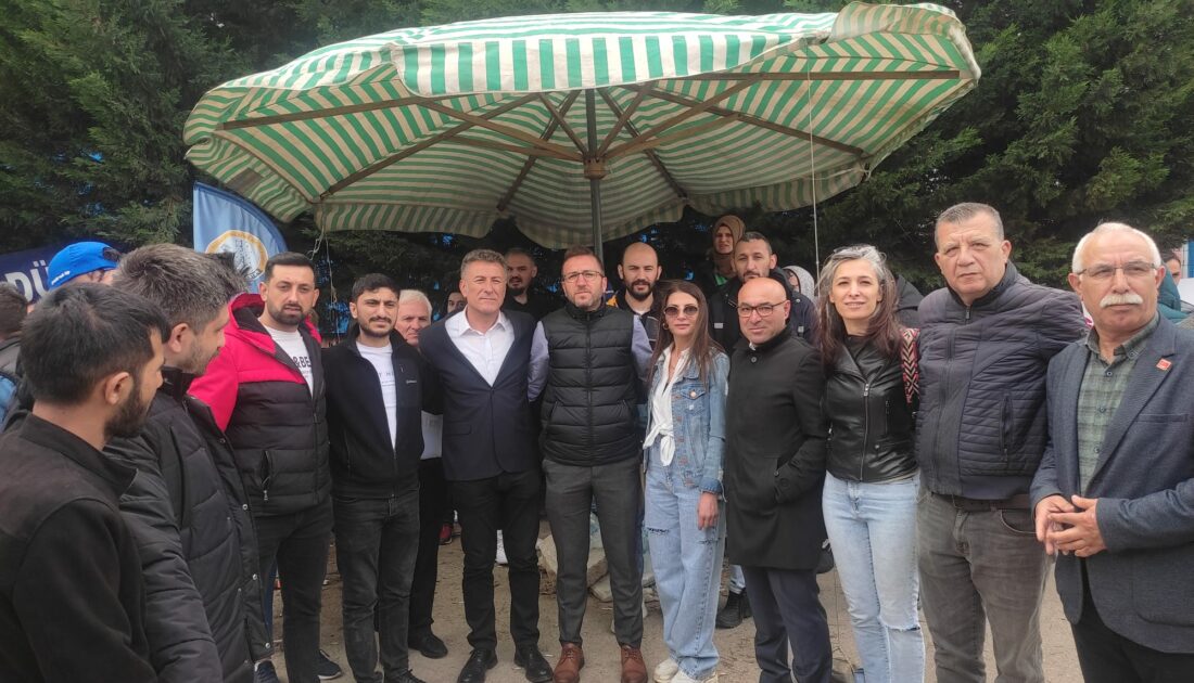 Bursa’da üretimi durduran işçilere Sarıbal’dan destek ziyareti