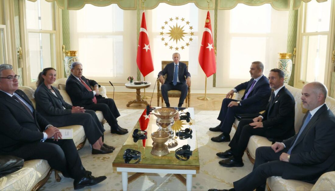 Erdoğan, Yeni Zelanda Dışişleri Bakanı Peters’i kabul etti