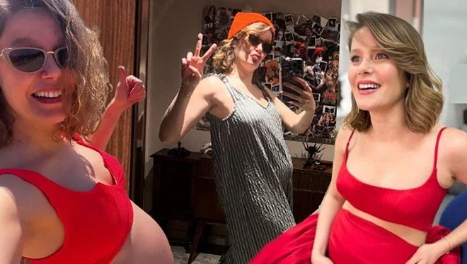 Anne olmak için gün sayan Burcu Biricik deniz sezonunu açtı