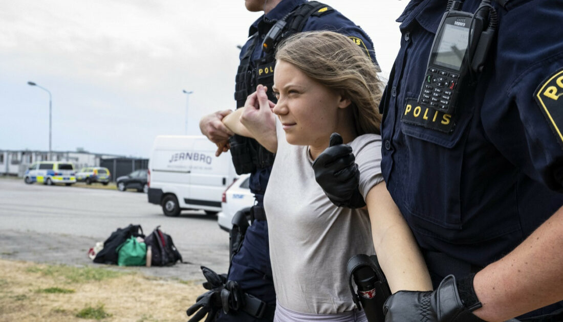 Greta Thunberg gözaltına alındı