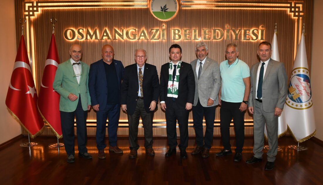 Bursaspor yönetiminden Başkan Aydın’a ziyaret