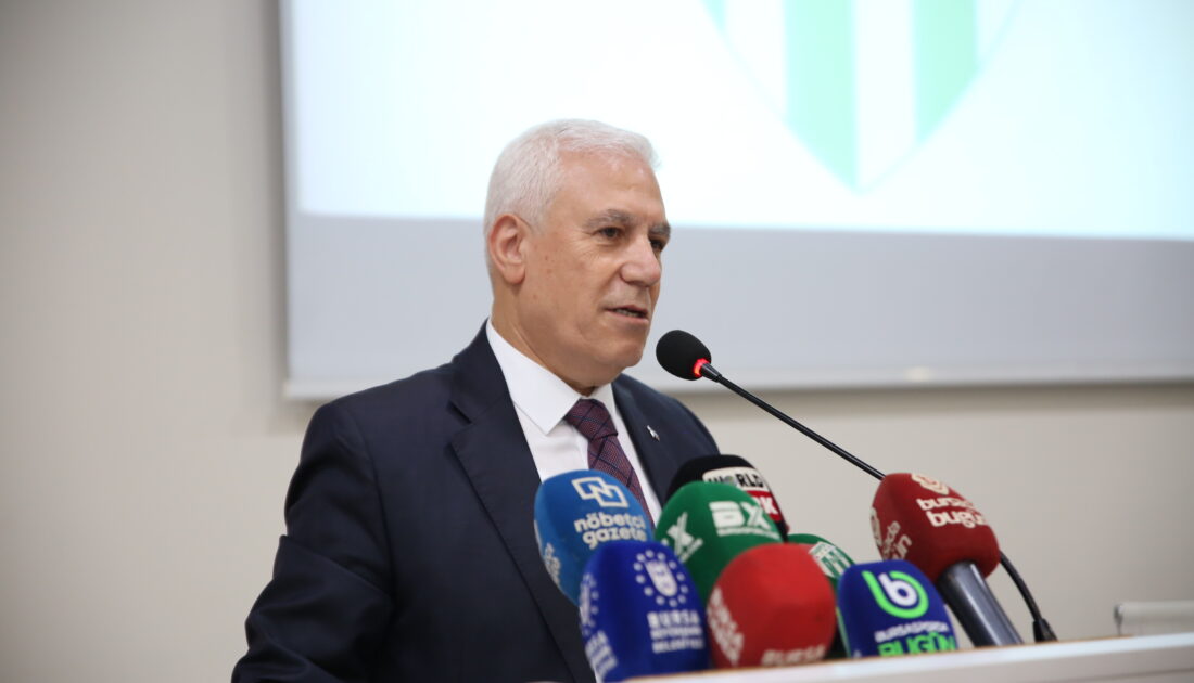 Başkan Bozbey: ‘Yeni bir sistemle Bursaspor’u ayağa kaldırmalıyız’