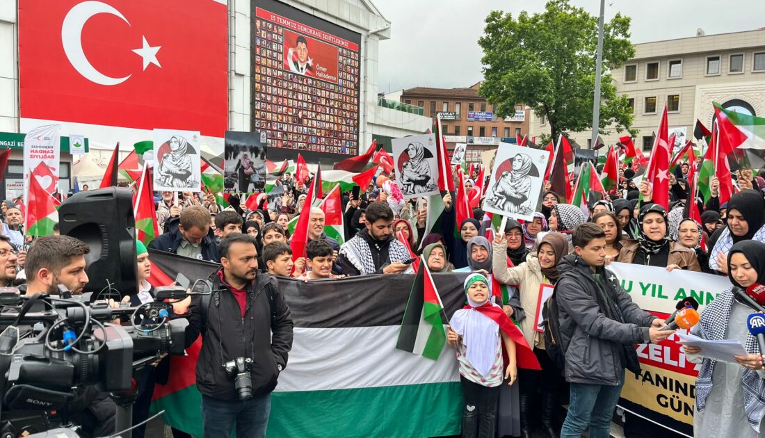 Bursa’da Filistin Mitingi!