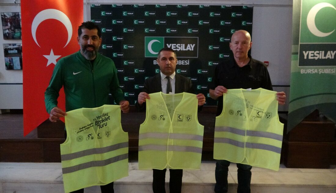 Bursa’da 11.Geleneksel Yeşilay Bisiklet Turu, bu pazar yapılacak