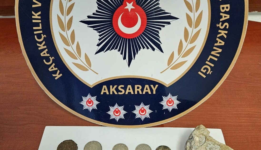 Aksaray’da tarihi eser operasyonu: 1 gözaltı