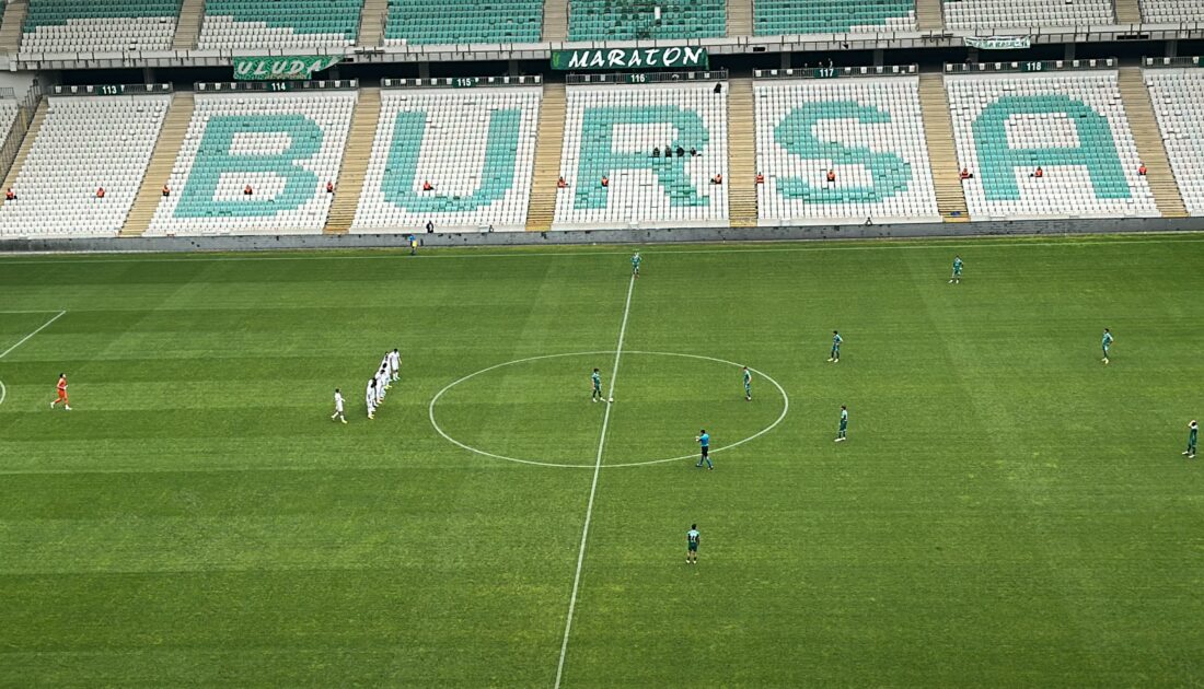 Vanspor FK oyuncularından Bursaspor maçında protesto