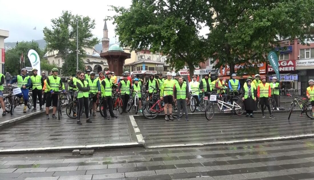 Bursa’da sağlıklı yaşam için pedal bastılar