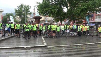 Bursa’da sağlıklı yaşam için pedal bastılar