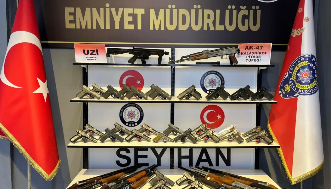 Adana polisi silaha geçit vermiyor