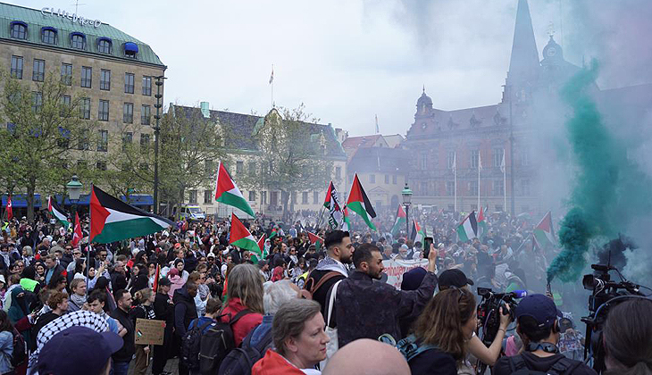İsveç’te İsrail’in Eurovision’da yarışması protesto edildi