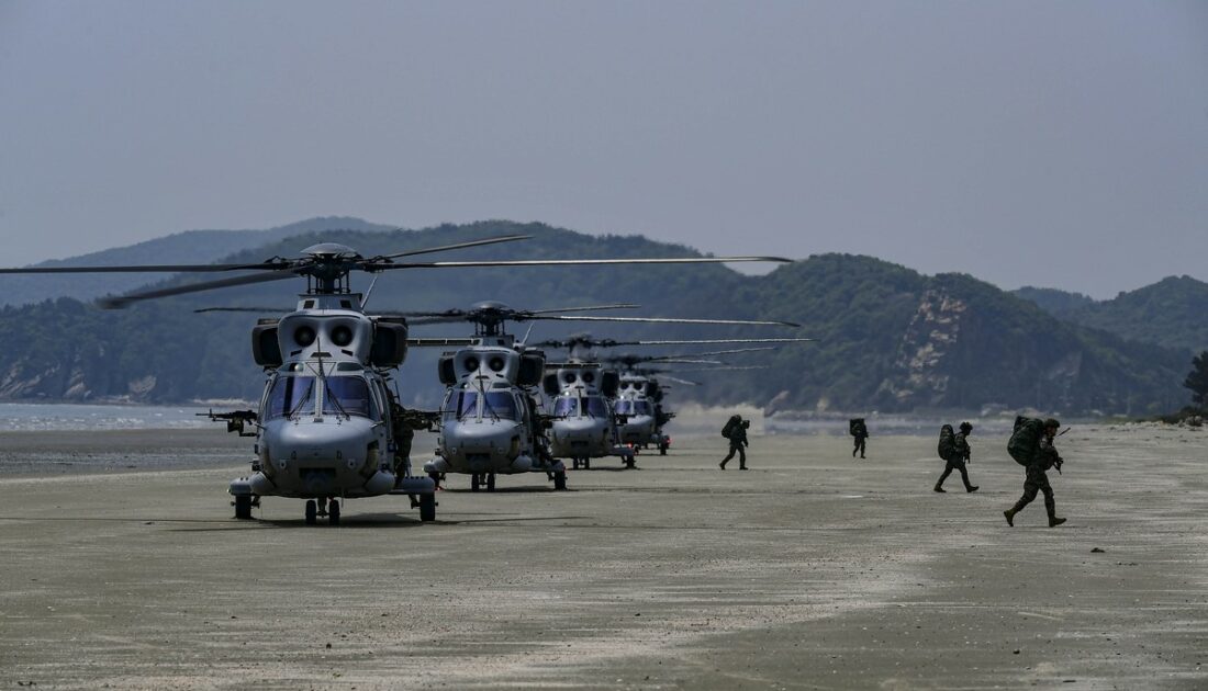 Güney Kore ordusundan Sarı Deniz’de askeri tatbikat