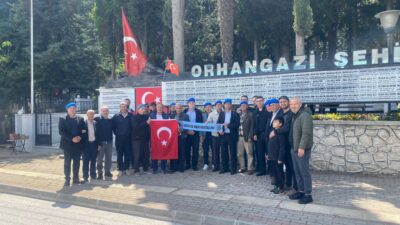 Bursa’da şehit arkadaşlarını unutmadılar