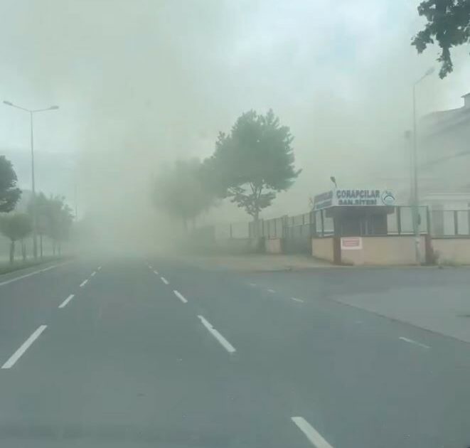 İstanbul’da sanayi sitesinde korkutan yangın