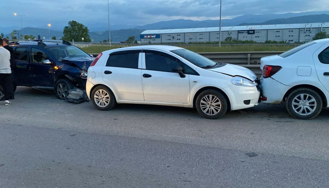 Bursa’da zincirleme kaza: 3 yaralı