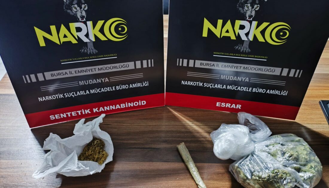 Bursa’da uyuşturucuya geçit yok : 2 gözaltı Bursa’da uyuşturucuya geçit yok : 2 gözaltı