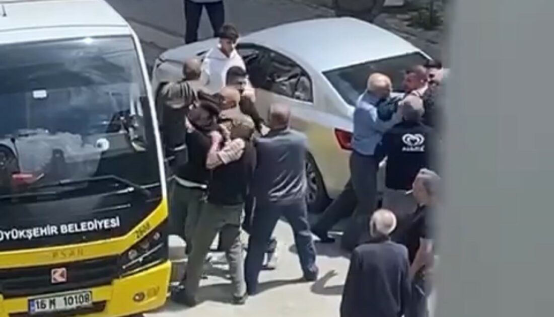 Bursa’da yol verme tartışması kavgaya dönüştü!