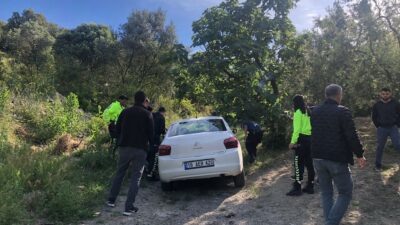 Gemlik’te polisten kaçan araç, terk edilmiş olarak bulundu