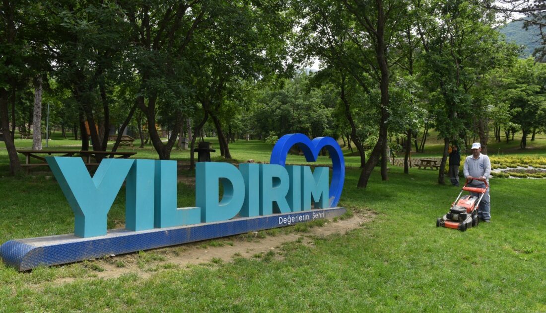 Yıldırım orman parkları yaza hazır