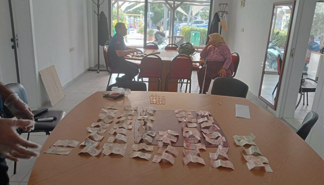 Dilencilere yönelik operasyonda binlerce TL’ye el konuldu