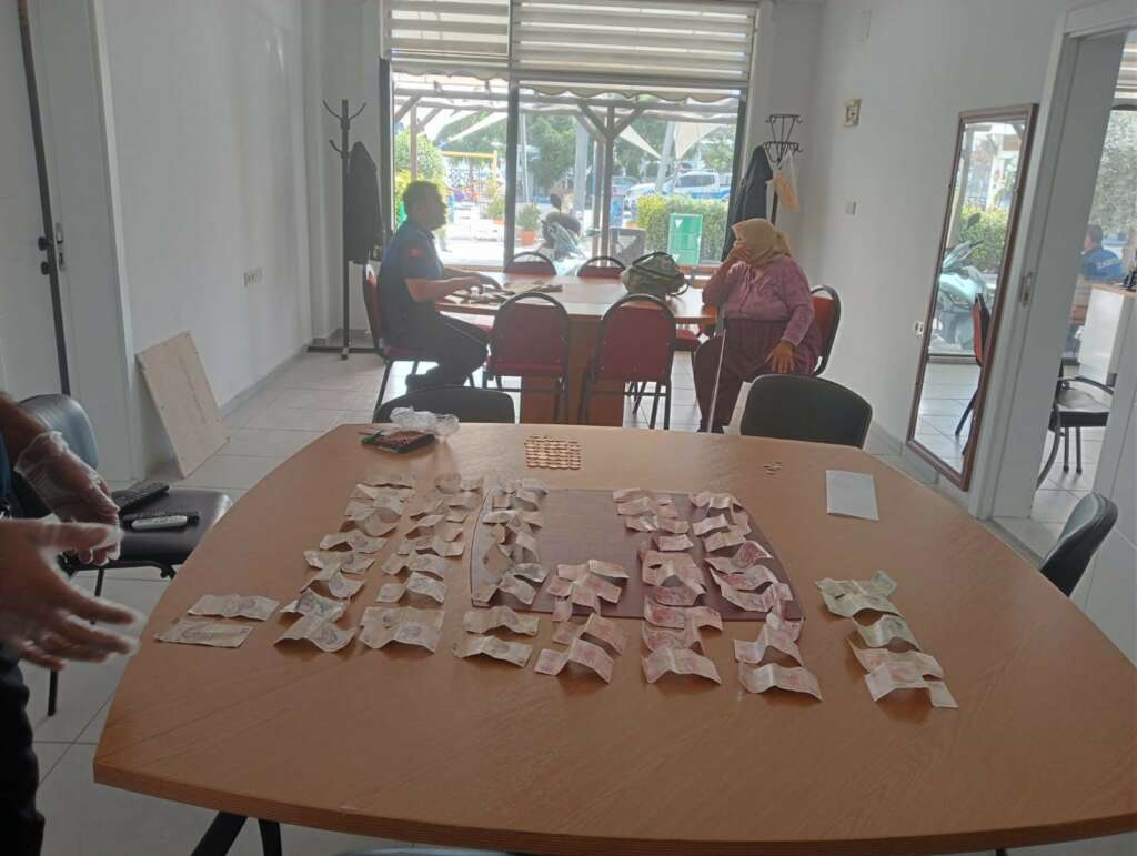 Dilencilere yönelik operasyonda binlerce TL’ye el konuldu