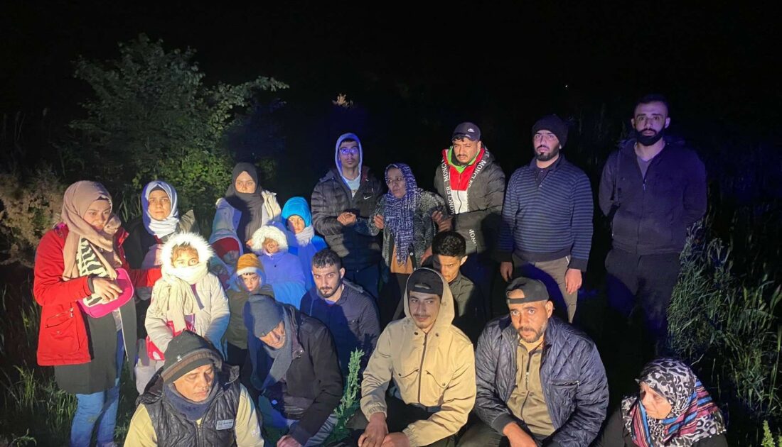 Kaçak göçmenler yakalandı