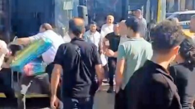Bursa trafiğinde yumruklar konuştu