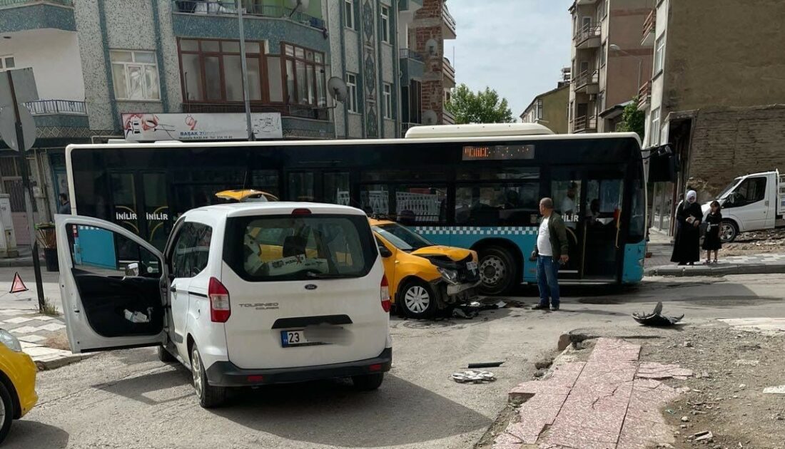 Elazığ’da trafik kazası: 1 yaralı