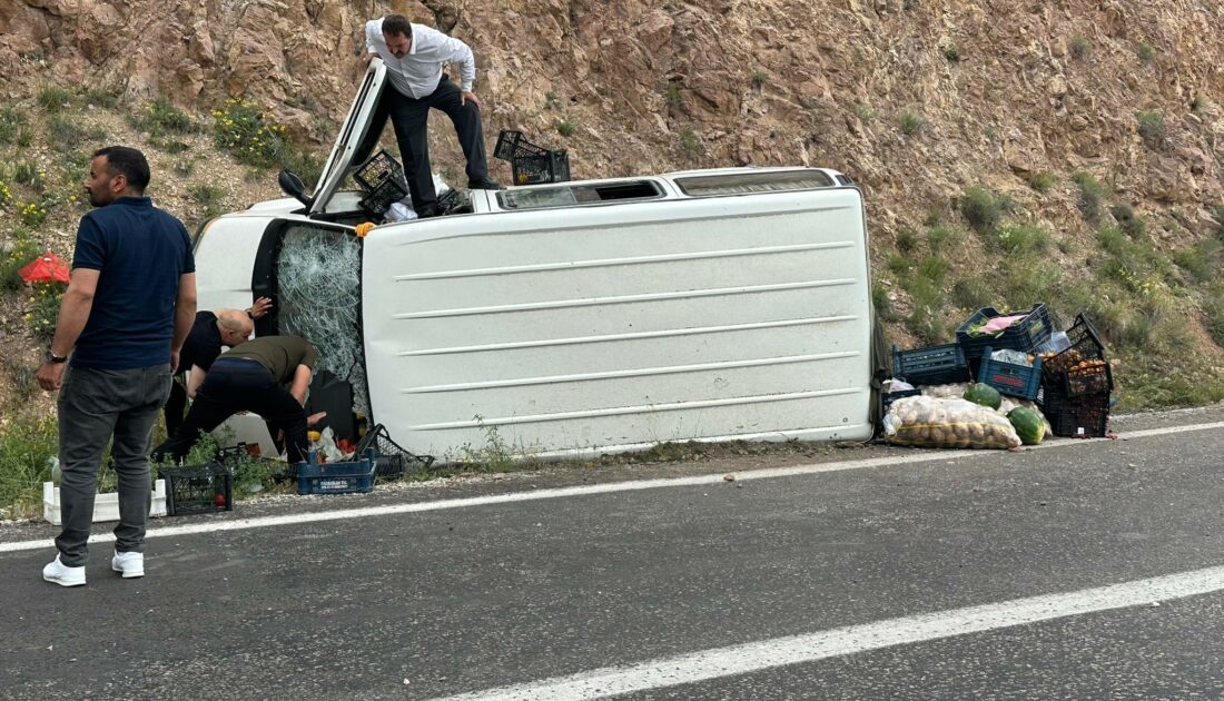 Erzincan’da trafik kazası: 1 yaralı