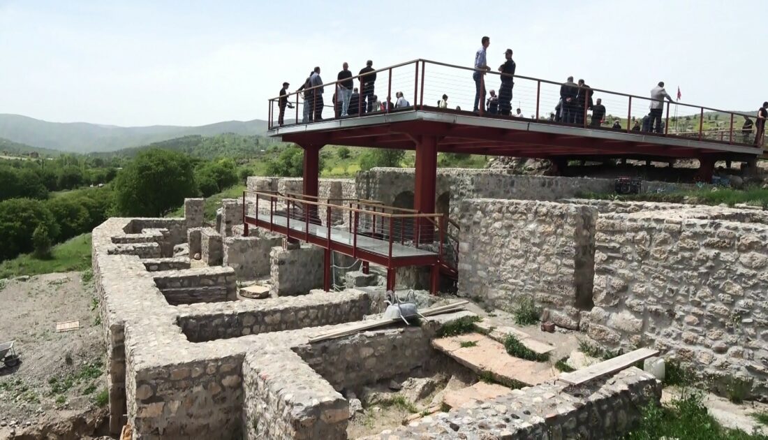 Hadrianopolis’teki bin 600 yıllık Roma Hamamı cam teras ile korunuyor