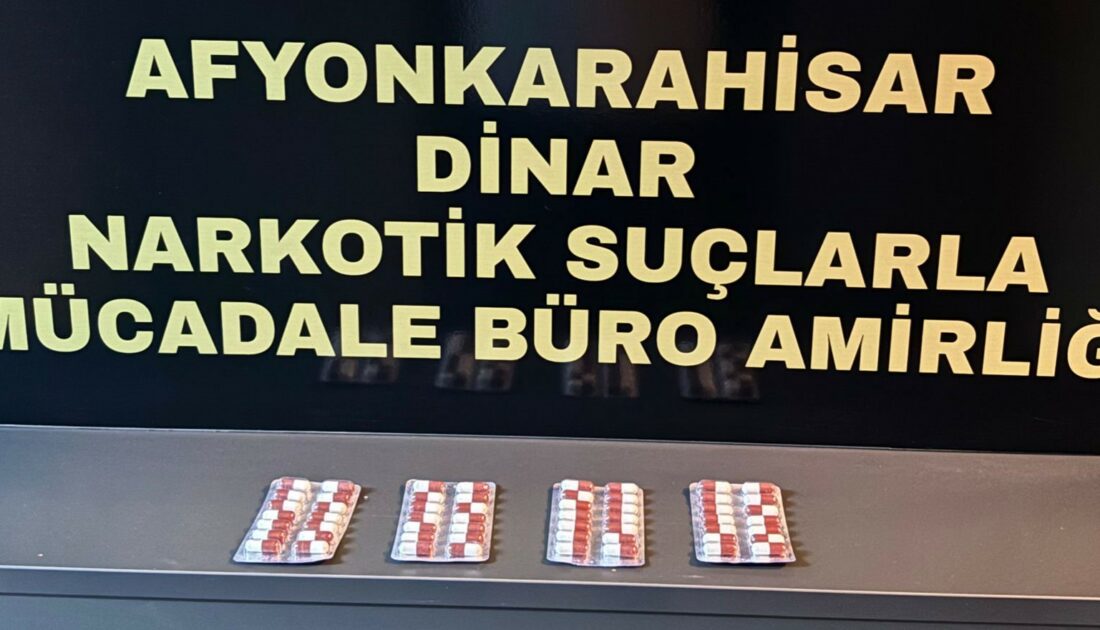 Yolcu otobüsünde uyuşturucu haplarla yakalandı