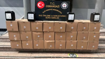 Bursa’da kaçak alkol operasyonu